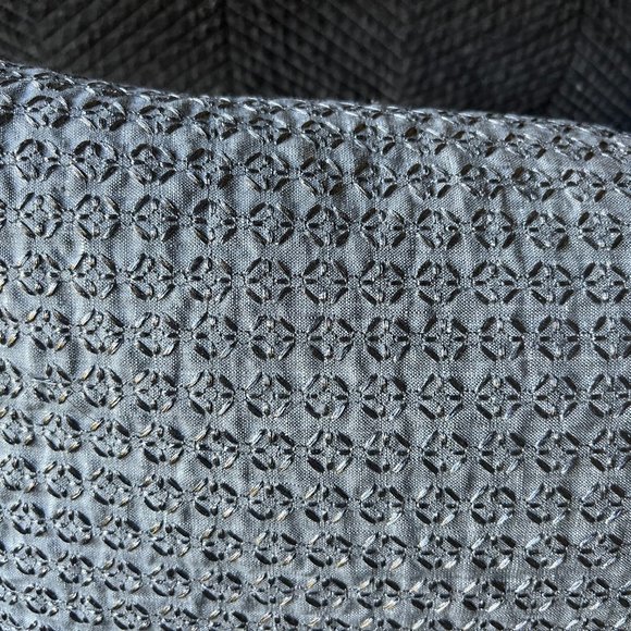 Restoration Hardware 14 x 36 Lumbar Pillow, Grey/silver - Picture 4 of 6